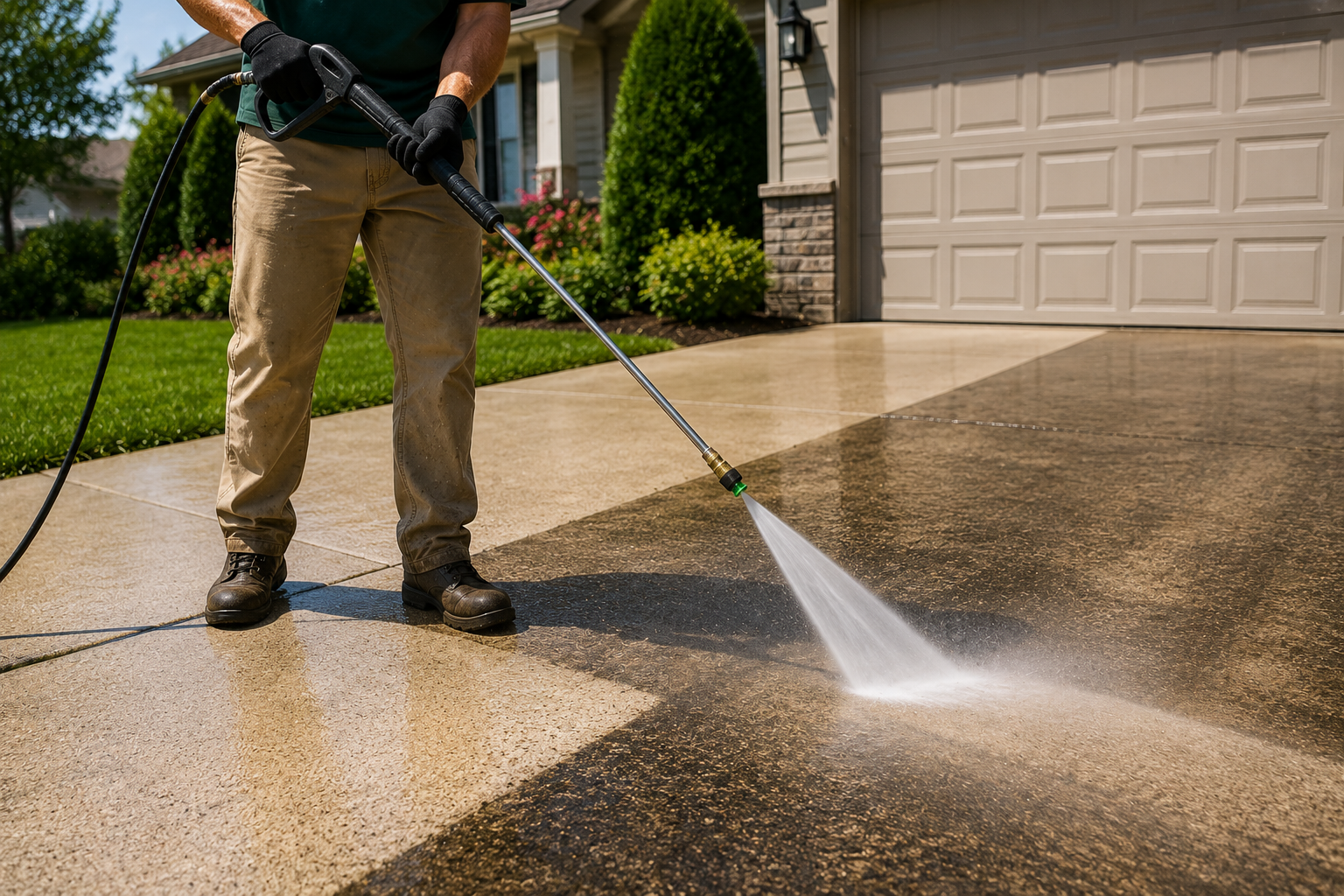 Driveway Pressure Washing Hall County GA